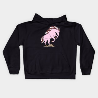 A very nice horse and pony dressage Kids Hoodie